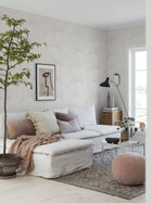 7260 Mirage Light White Graphics Wallpaper by Boråstapeter