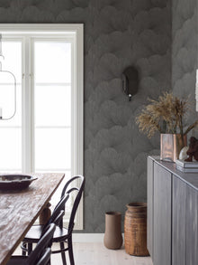 7262 Mirage Dark Grey Graphics Wallpaper by Boråstapeter
