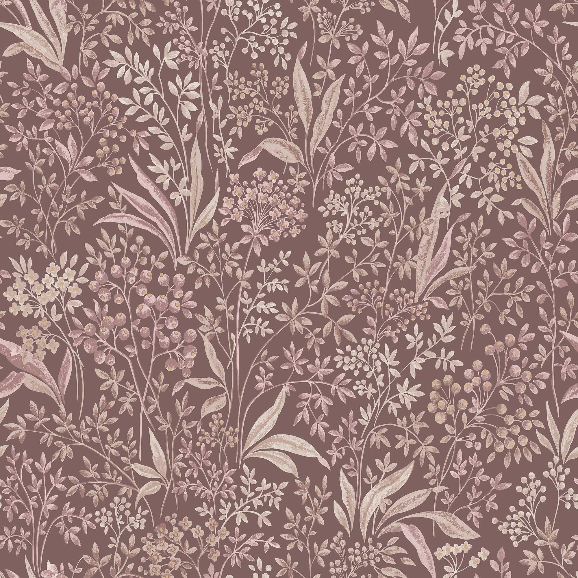 7268 Nocturne Dark Red and Pink Icons Wallpaper by Boråstapeter