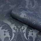 7371 Amara Navy Damask Wallpaper By Belgravia