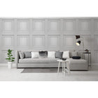 7376 Amara Soft Silver Panel Wallpaper By Belgravia