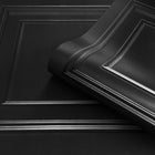 7378 Amara Black Panel Wallpaper By Belgravia