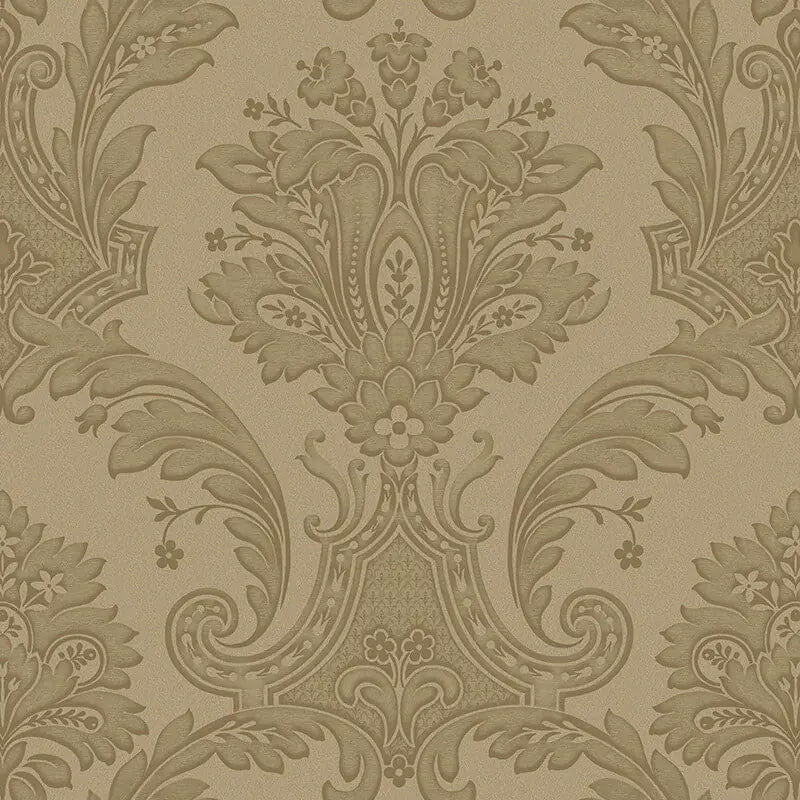 7397 Amara Damask Metallic Gold Wallpaper By Belgravia