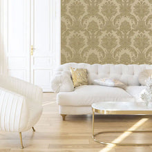 7397 Amara Damask Metallic Gold Wallpaper By Belgravia