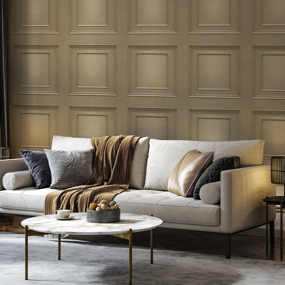 7401 Amara Champagne Panel Wallpaper By Belgravia
