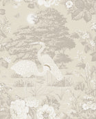 740 Izumi Crane Cream Wallpaper by Belgravia