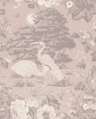 741 Izumi Crane Pink Wallpaper by Belgravia