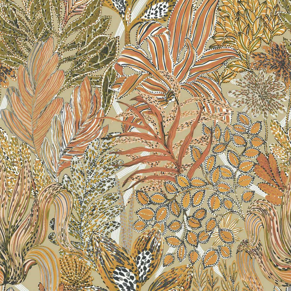 74320732 Borrommee Jardin Felicia Wallpaper by Casamance