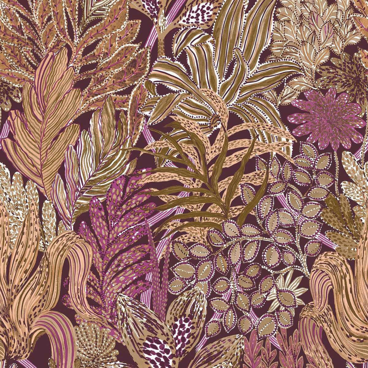 74321038 Borrommee Jardin Felicia Wallpaper by Casamance