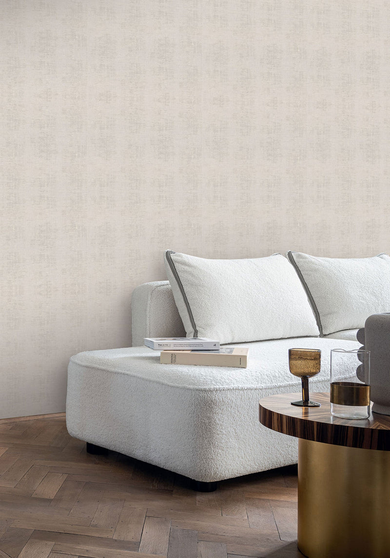 Johara Taupe Clair Le Velours 3 Wallpaper by Casamance
