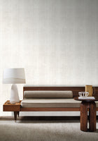 Johara Blanc Optique Le Velours 3 Wallpaper by Casamance