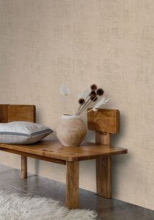 Johara Marron Glace Le Velours 3 Wallpaper by Casamance