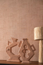 Johara Nude Le Velours 3 Wallpaper by Casamance