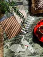 743 Izumi Crane Green Wallpaper by Belgravia