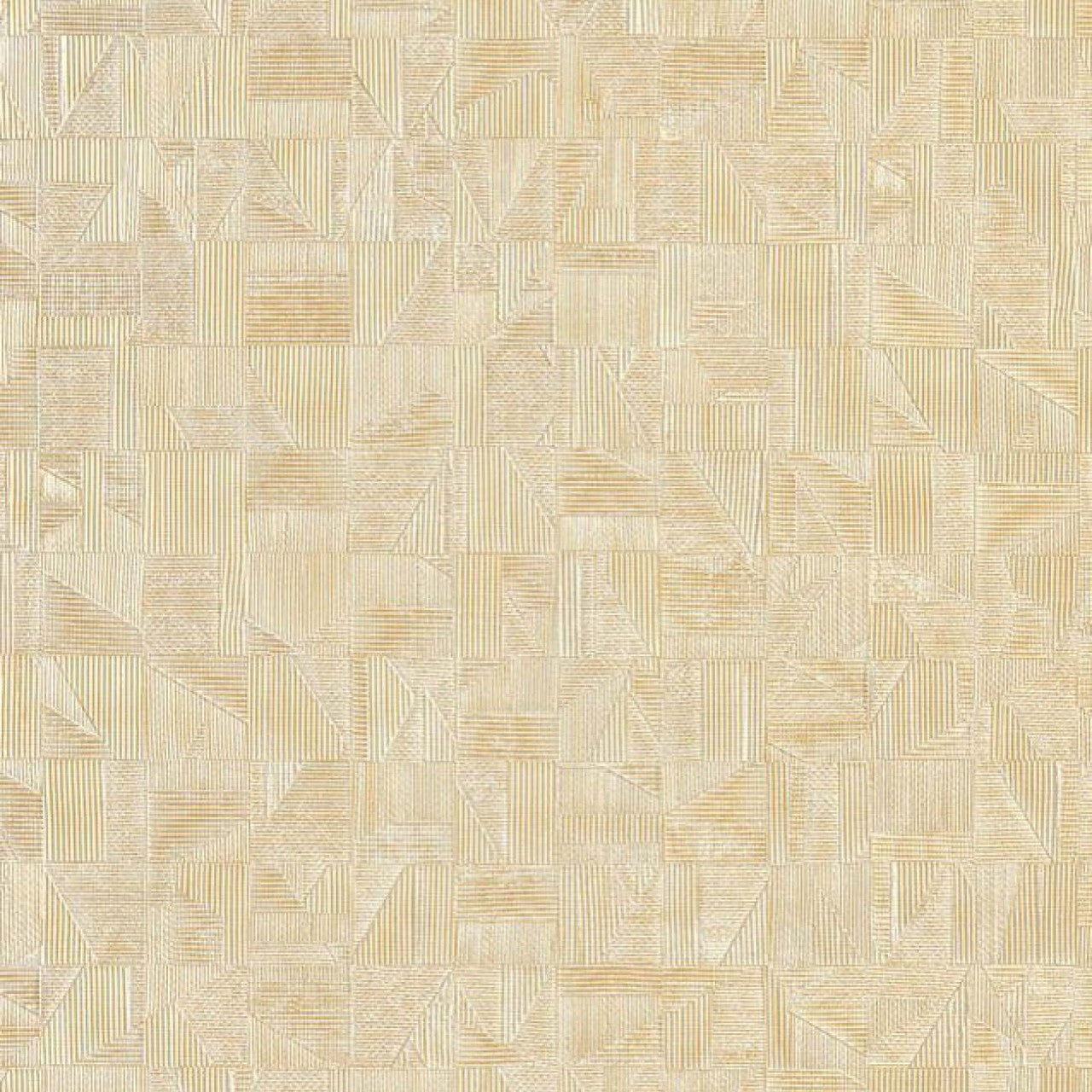 74400956 Tiznit Textures Metalliques Blanc and Dore Wallpaper by Casamance