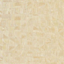 74400956 Tiznit Textures Metalliques Blanc and Dore Wallpaper by Casamance