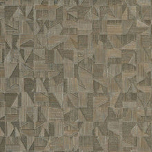74401058 Tiznit Textures Metalliques Kaki and Dore Wallpaper by Casamance