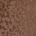 Tiznit Textures Metalliques Acajou Wallpaper by Casamance