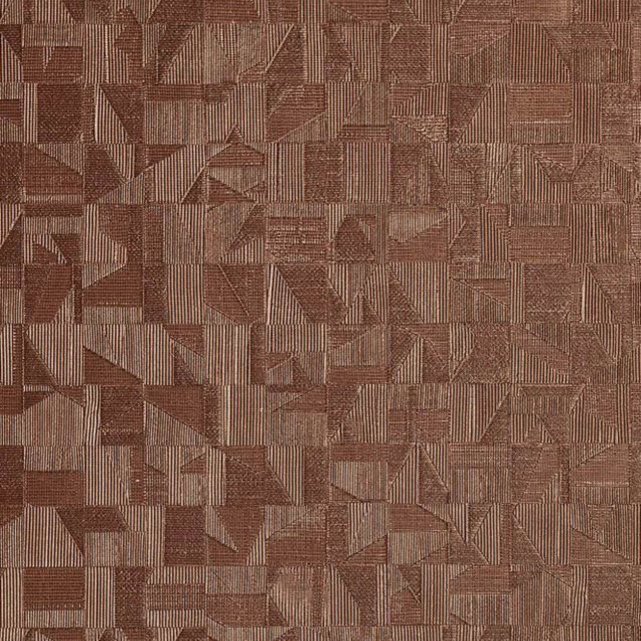 74401160 Tiznit Textures Metalliques Acajou Wallpaper by Casamance