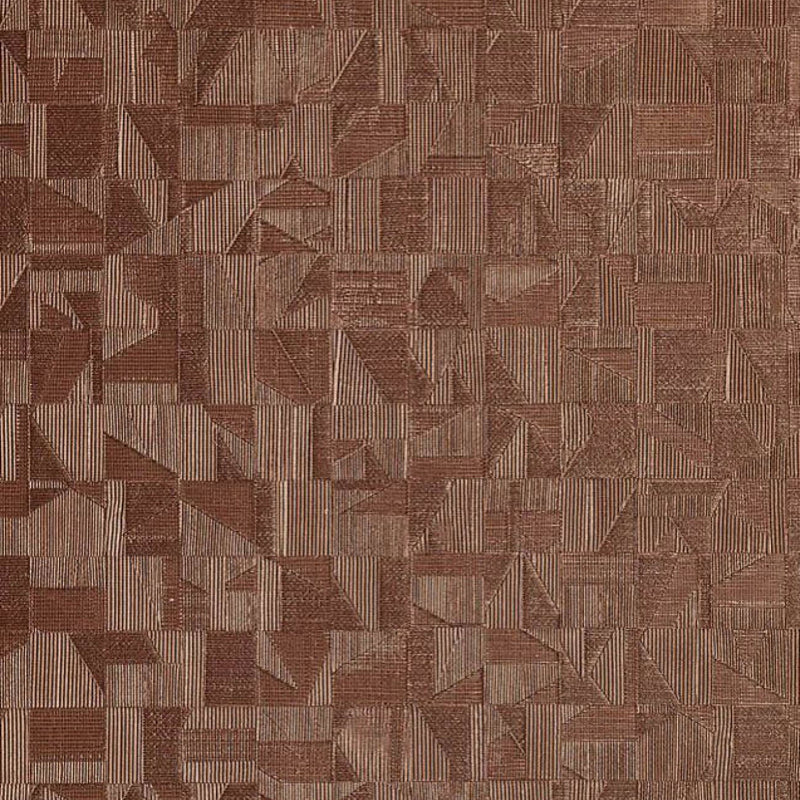 74401160 Tiznit Textures Metalliques Acajou Wallpaper by Casamance