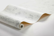 7450 Treasure Island White and Blue Wallpaper by Boråstapeter