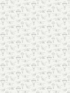 7454 Bon Voyage White and Beige Wallpaper by Boråstapeter