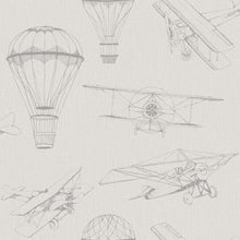 7455 Bon Voyage Beige and Brown Wallpaper by Boråstapeter
