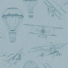 Bon Voyage Blue Newbie Wallpaper Wallpaper by Boråstapeter