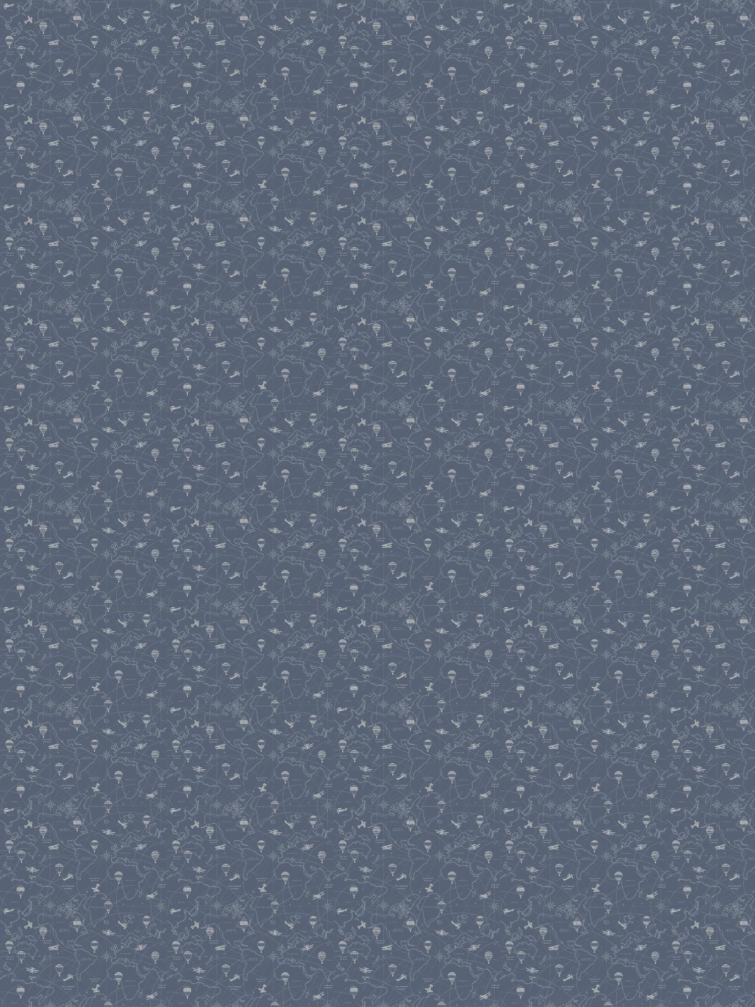 7458 Adventures Blue and Grey Wallpaper by Boråstapeter