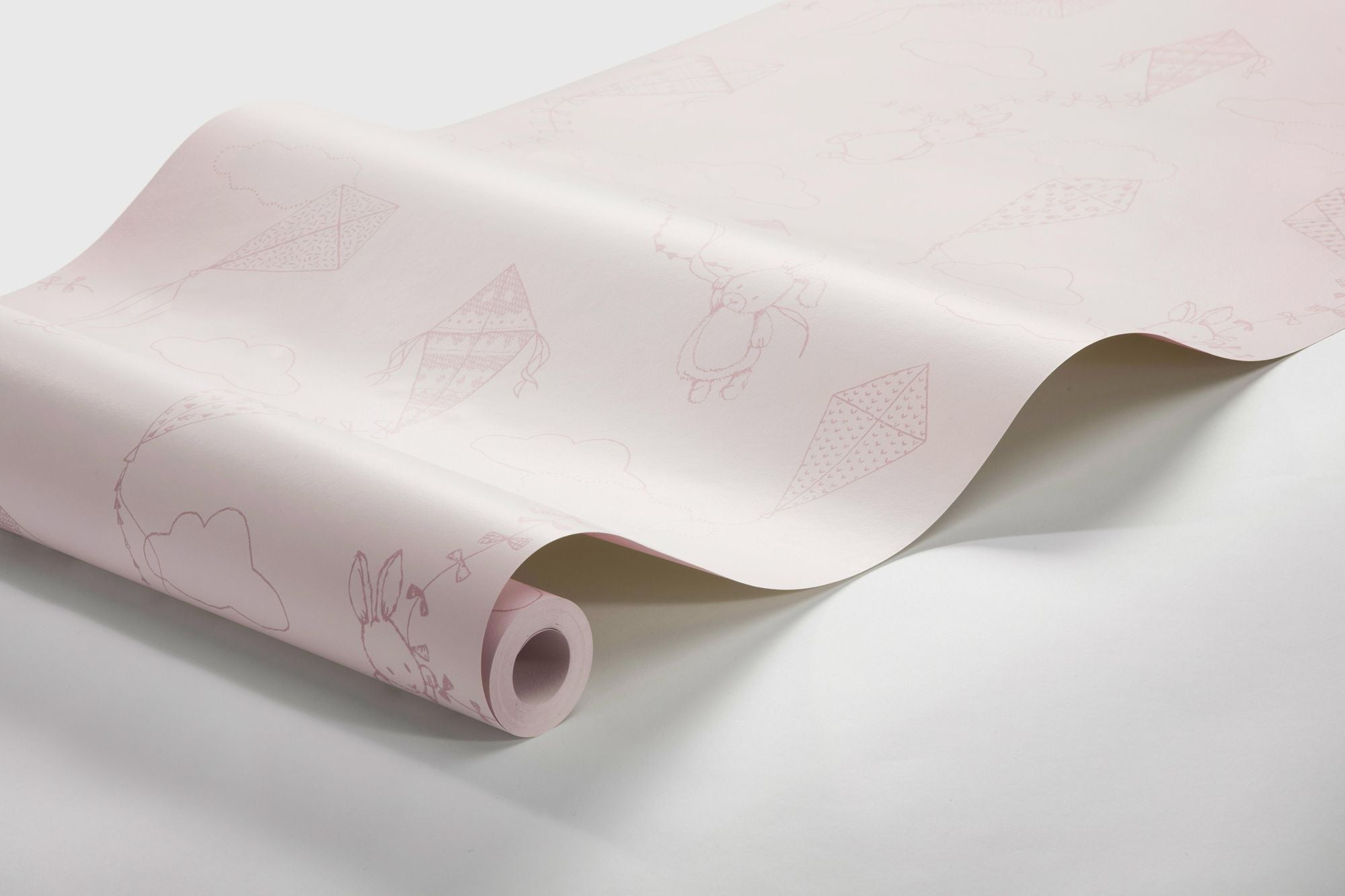 7460 Up&Away Pink Wallpaper by Boråstapeter