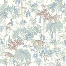 7462 Wild Jungle White and Multi Wallpaper by Boråstapeter