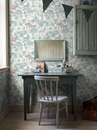 7462 Wild Jungle White and Multi Wallpaper by Boråstapeter