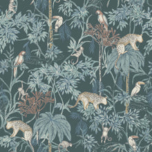 7463 Wild Jungle Green and Multi Wallpaper by Boråstapeter