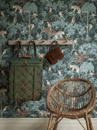 7463 Wild Jungle Green and Multi Wallpaper by Boråstapeter