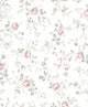Rose Garden White and Pink Newbie Wallpaper Wallpaper by Boråstapeter