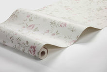 7464 Rose Garden White and Pink Wallpaper by Boråstapeter