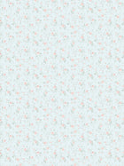 7465 Rose Garden Blue and Pink Wallpaper by Boråstapeter