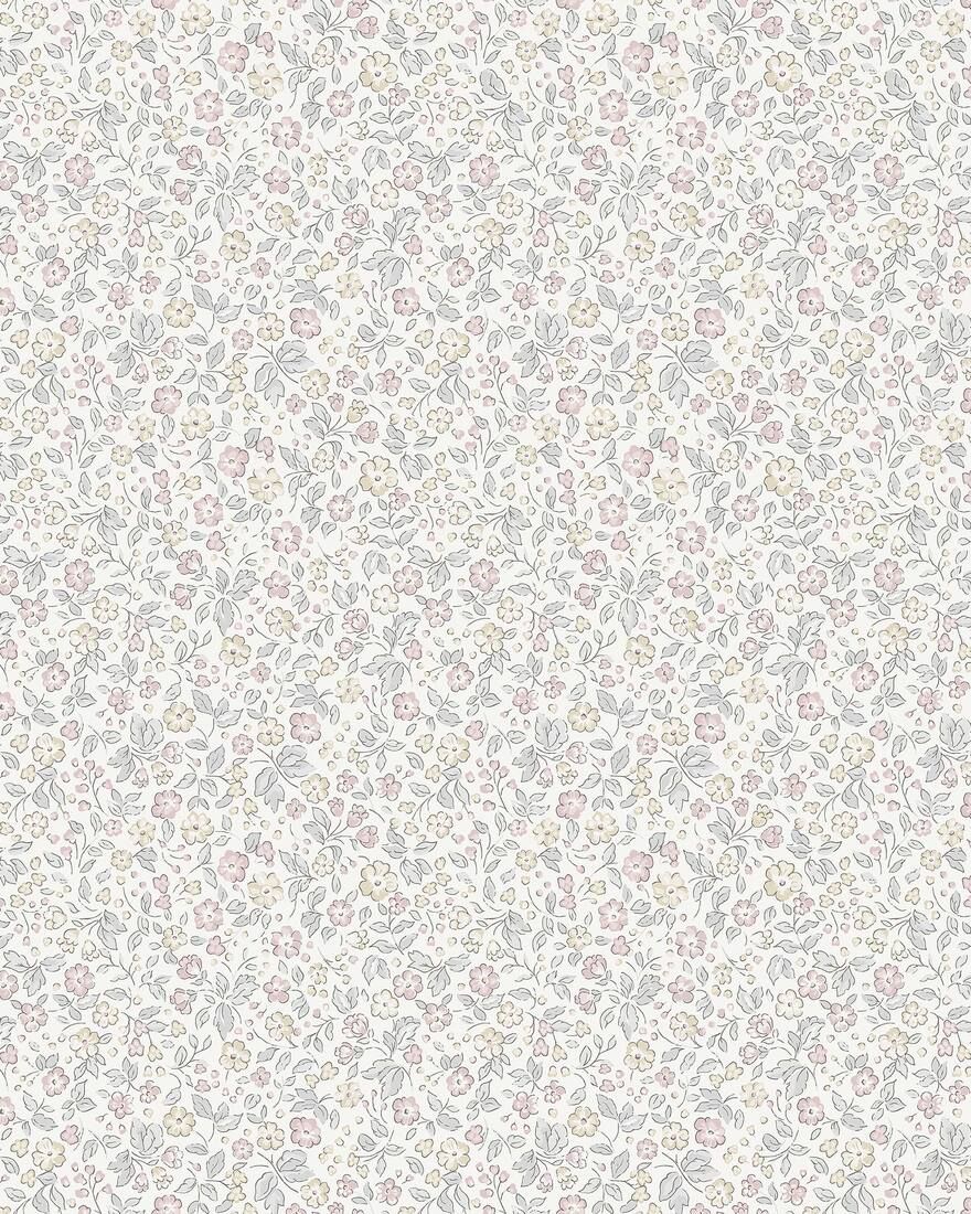7468 Jasmine White and Multi Wallpaper by Boråstapeter
