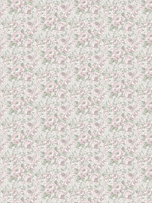 7469 Rosie Pink and Green Wallpaper by Boråstapeter