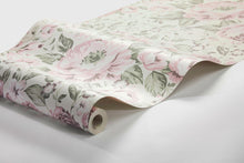 7469 Rosie Pink and Green Wallpaper by Boråstapeter