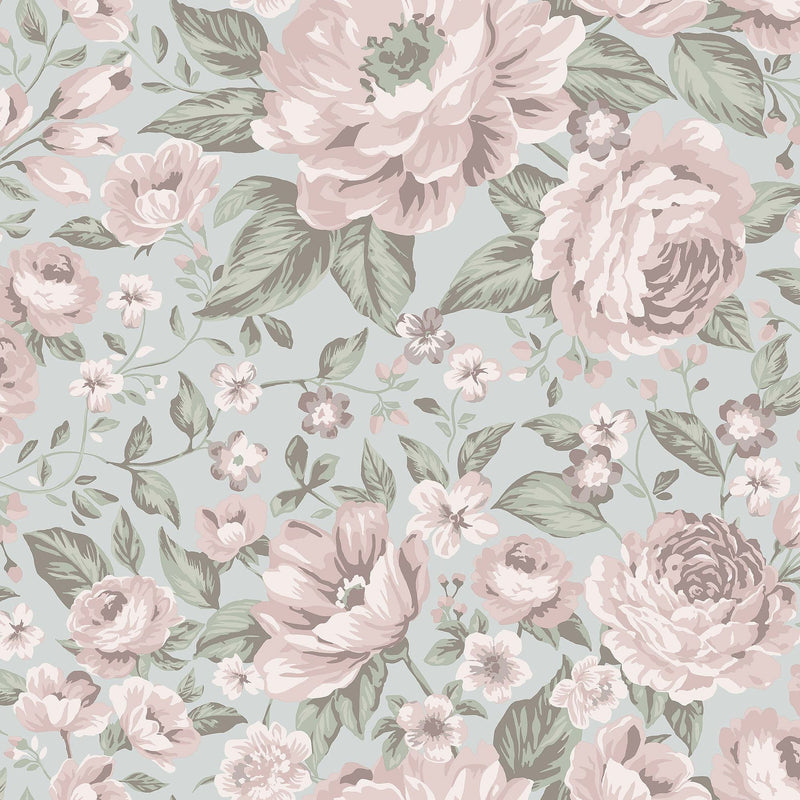 7470 Rosie Grey and Multi Wallpaper by Boråstapeter