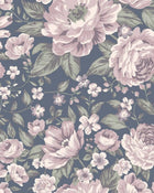 7471 Rosie Blue and Multi Wallpaper by Boråstapeter