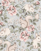 7474 Magic Forest Blue and Multi Wallpaper by Boråstapeter