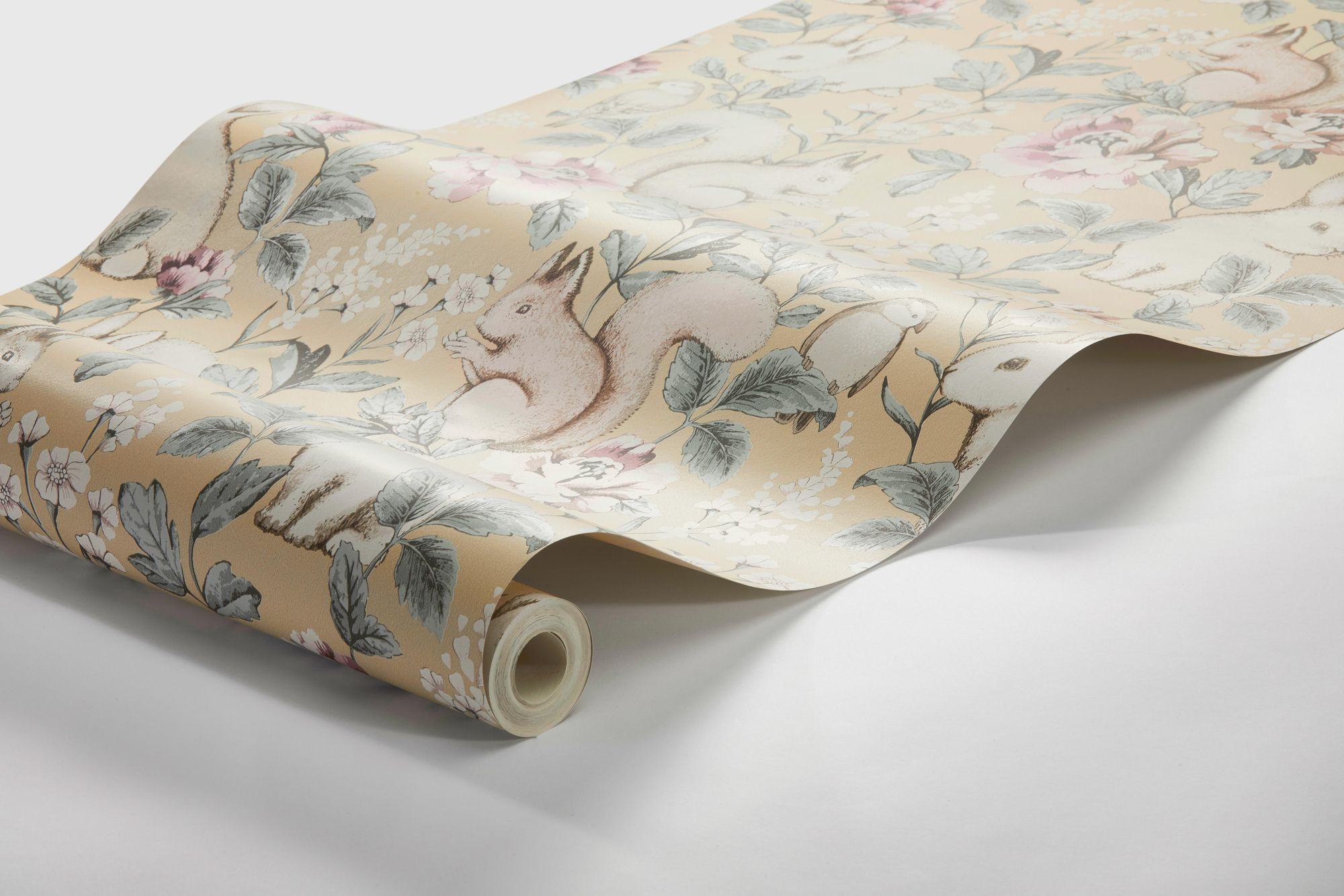 7475 Magic Forest Yellow and Multi Wallpaper by Boråstapeter