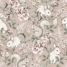 7476 Magic Forest Pink and Green Wallpaper by Boråstapeter