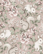 7476 Magic Forest Pink and Green Wallpaper by Boråstapeter