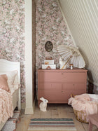 7476 Magic Forest Pink and Green Wallpaper by Boråstapeter