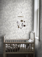 7478 Forest Friends White and Brown Wallpaper by Boråstapeter
