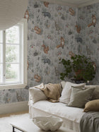 7480 Forest Friends Mural Multi Wallpaper by Boråstapeter