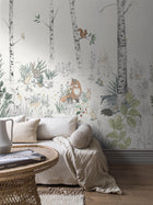 Magic Forest Mural Multi Newbie Wallpaper Wallpaper by Boråstapeter